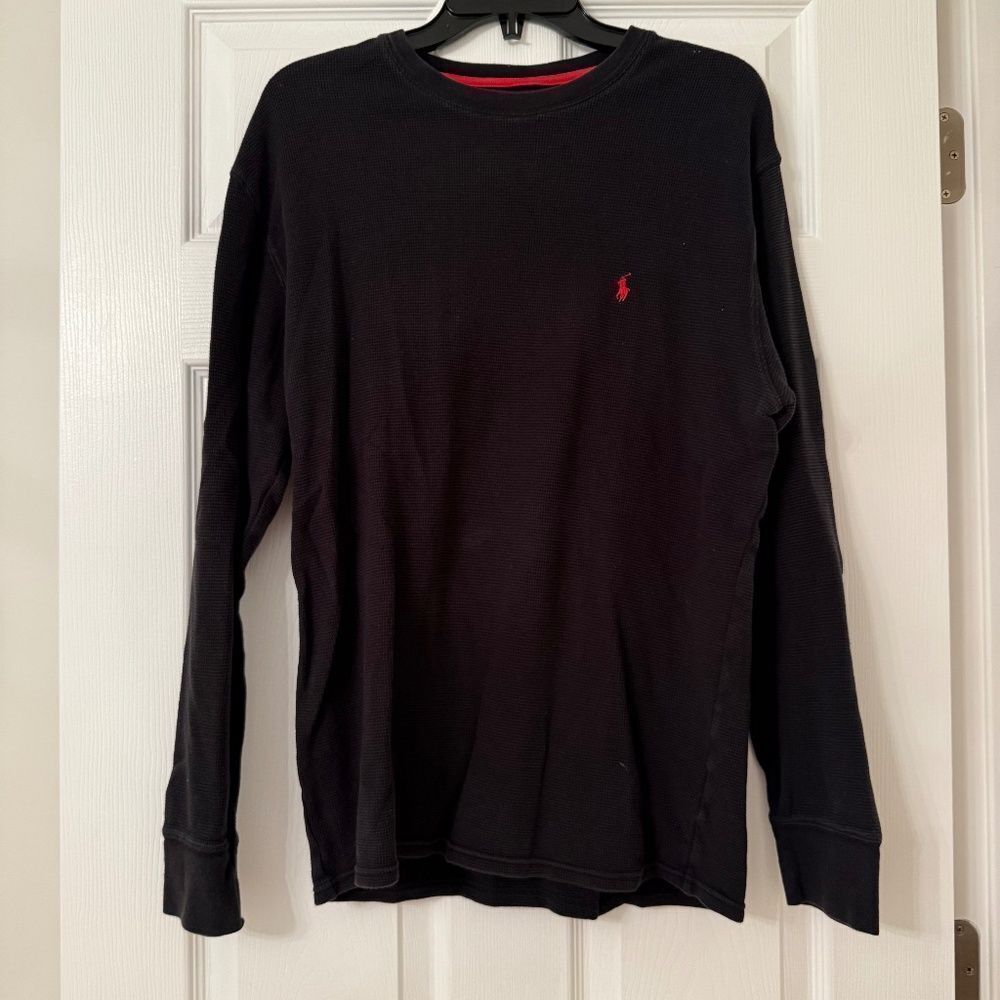 Polo Ralph Lauren Black Thermal Long Sleeve